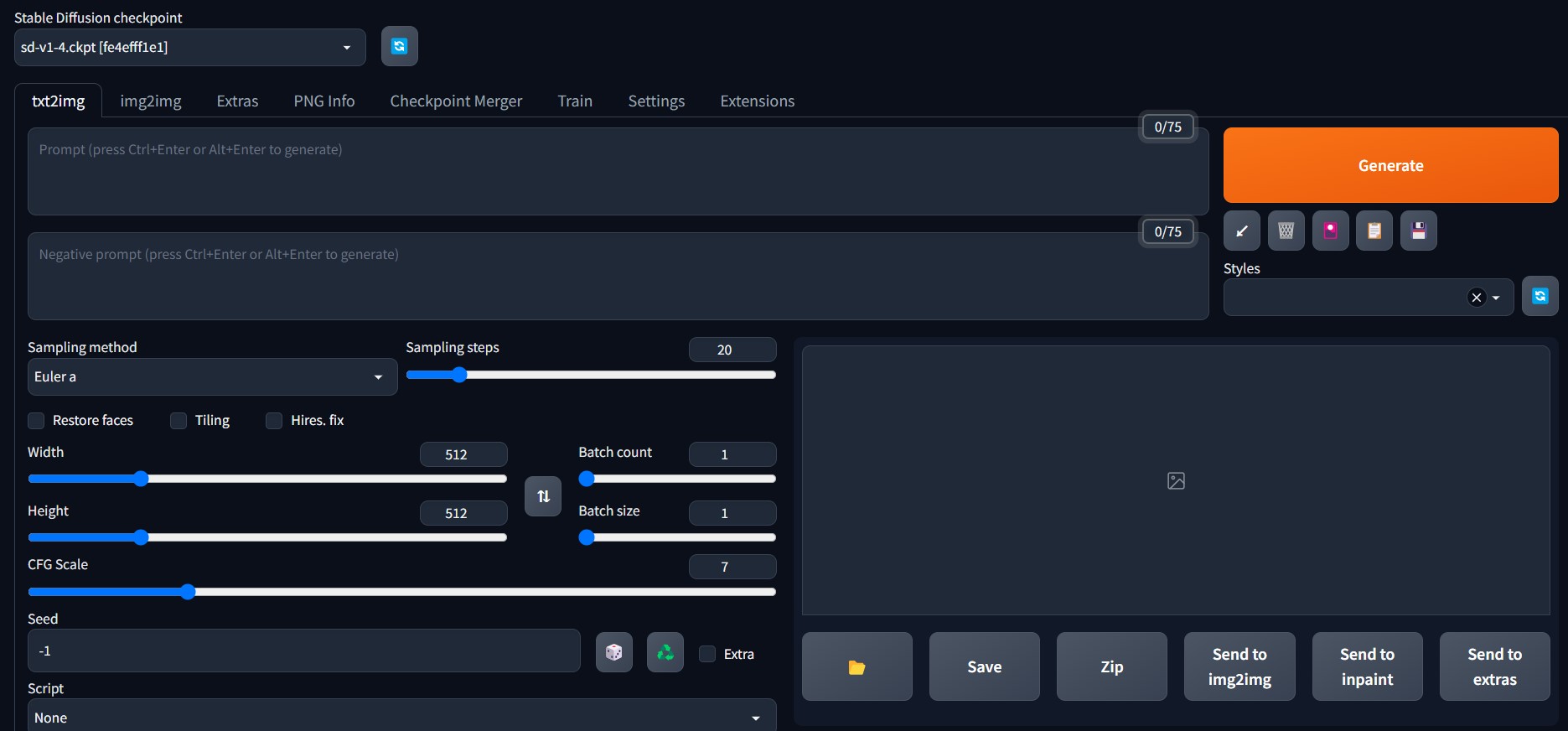 Windows下使用Git部署Stable-Diffusion-Webui